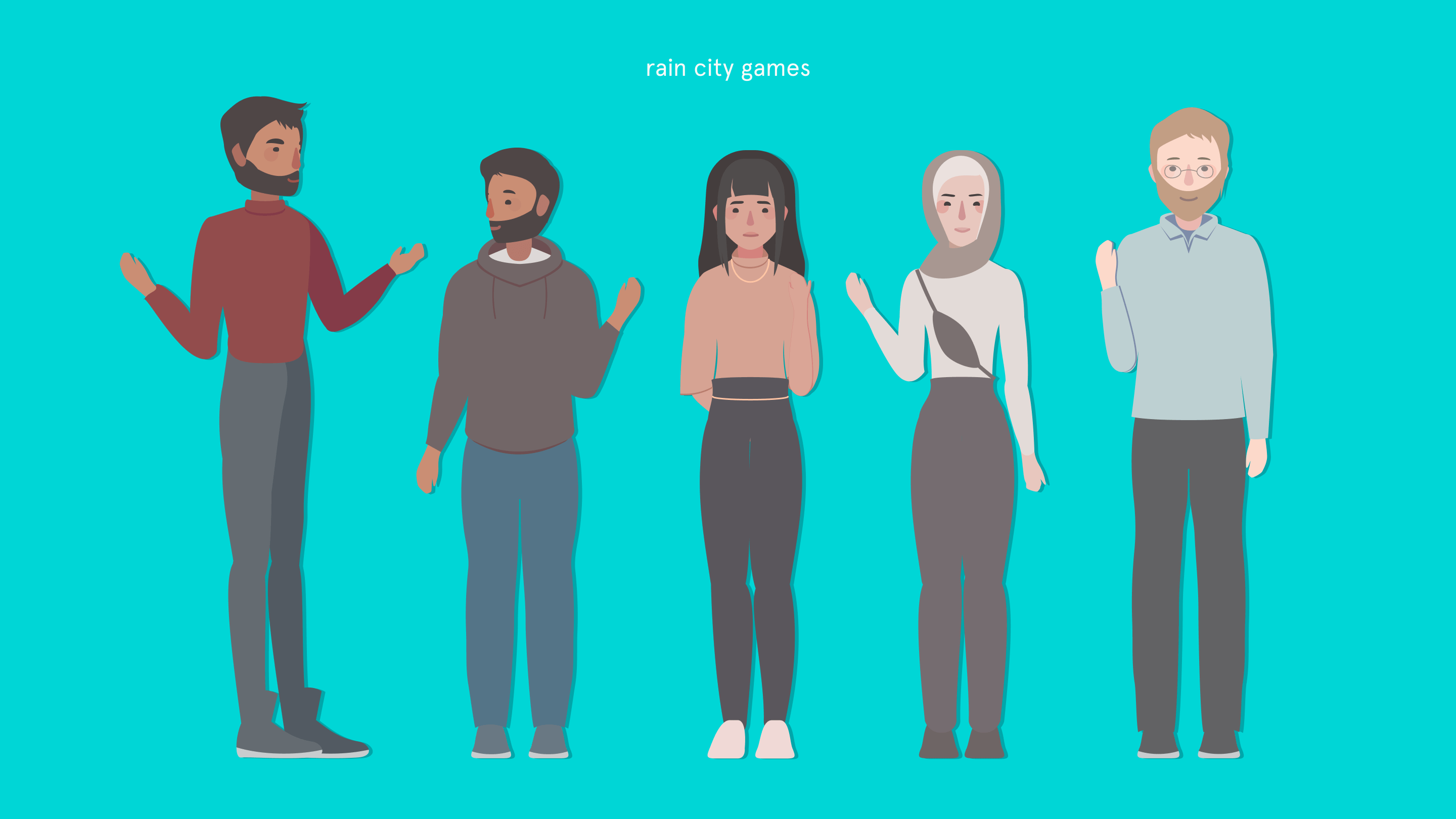 illustration of the RCG team